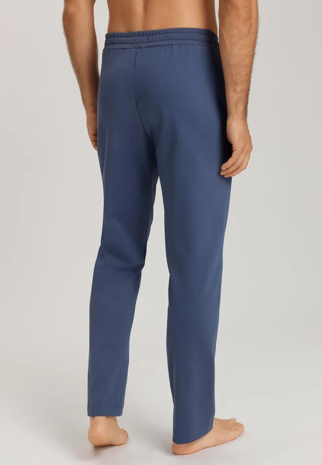 Cotton Drawstring Lounge Pants Vintage Indigo Men HANRO Loungewear
