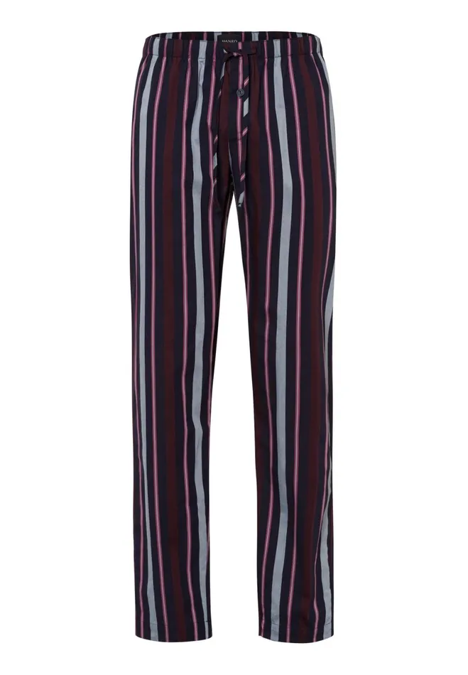 Cotton Woven Pajama Pants Superior Stripe Men HANRO Pajama Bottoms