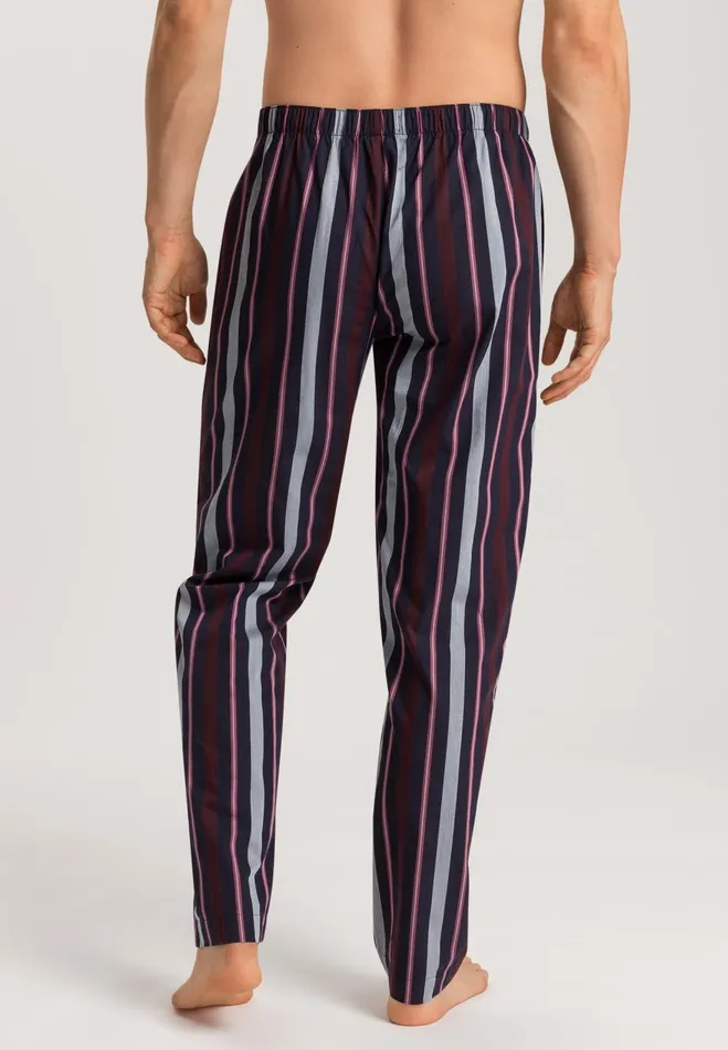 Cotton Woven Pajama Pants Superior Stripe Men HANRO Pajama Bottoms