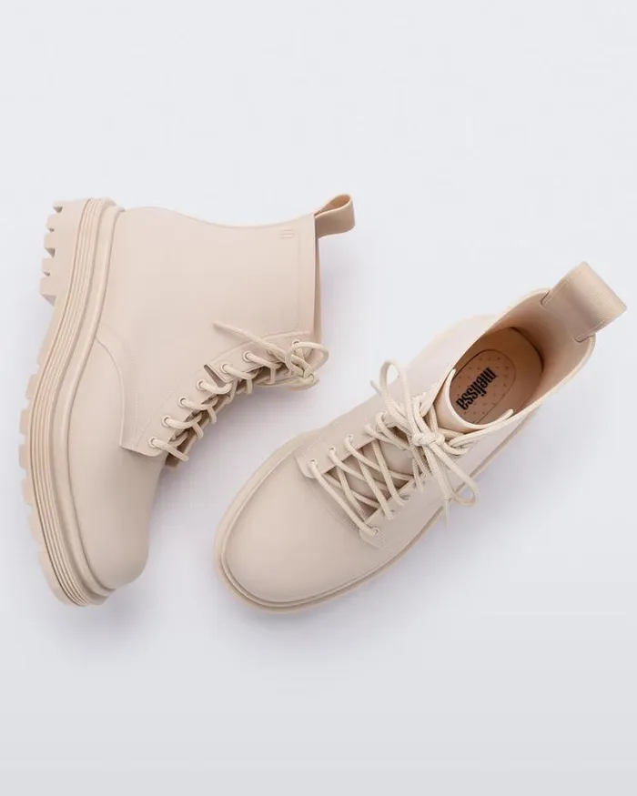 Coturno Beige Women Melissa Boots