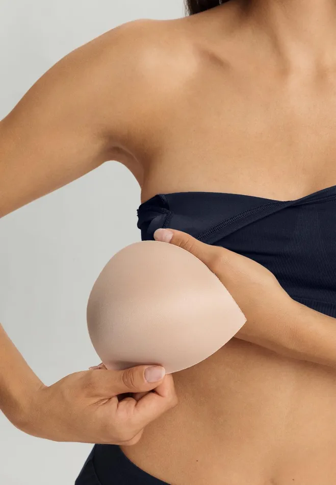 Crop Top Padded Deep Navy Women HANRO Wireless Bras
