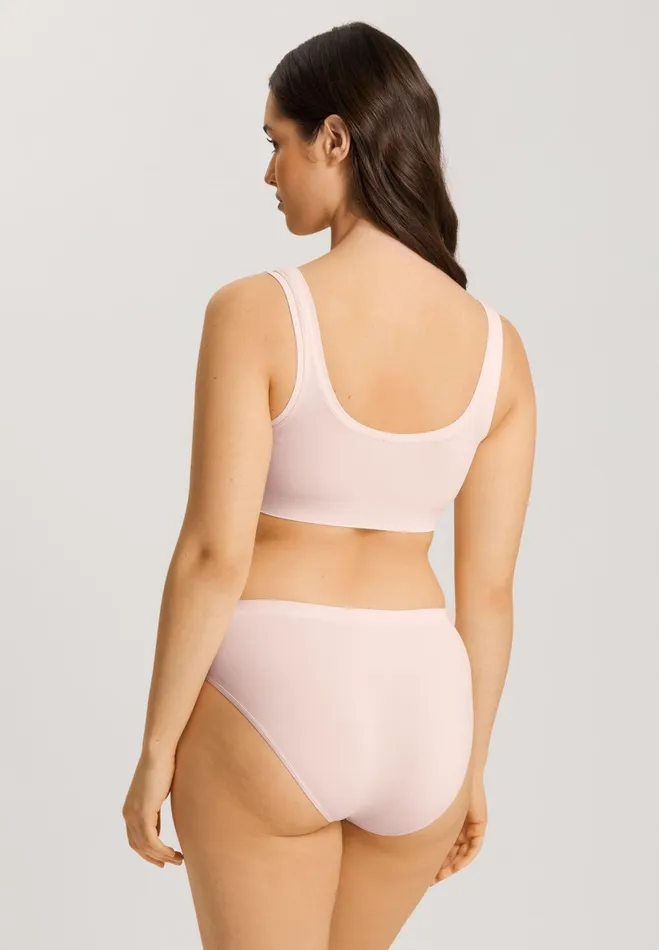 Crop Top Rose Cream Women HANRO Wireless Bras