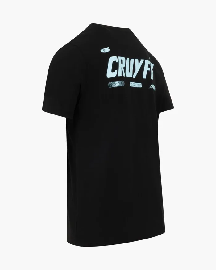 Cruyff Agility Tee Black Men TShirts and Polo039s Cruyff Agility Tee Black Men TShirts and Polo039s