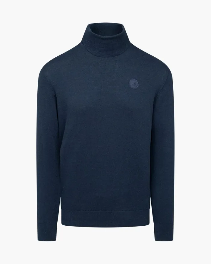 Cruyff Basco Turtle Neck Navy Men Sweats and Hoodies