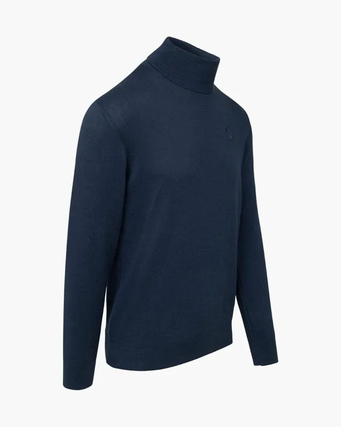 Cruyff Basco Turtle Neck Navy Men Sweats and Hoodies Cruyff Basco Turtle Neck Navy Men Sweats and Hoodies