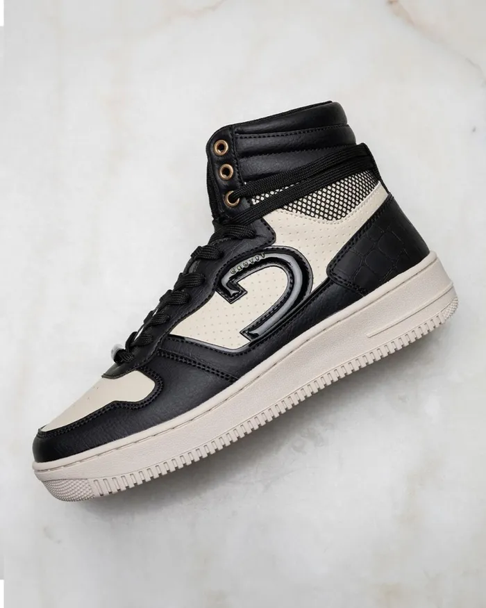 Cruyff Campo High Lux Blackwhite Women Sneakers