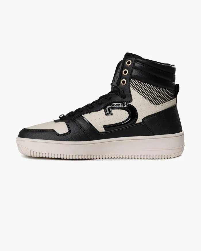 Cruyff Campo High Lux Blackwhite Women Sneakers