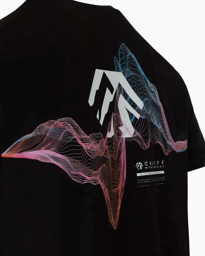 Cruyff Horizon TShirt Black Men TShirts and Polo039s Cruyff Horizon TShirt Black Men TShirts and Polo039s