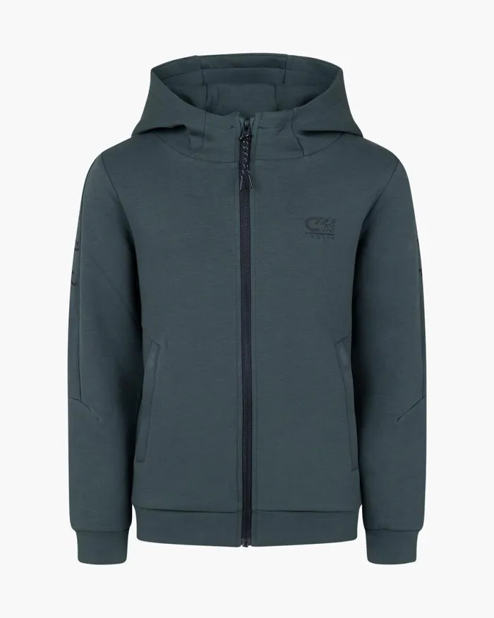 Cruyff Ignite Tape Hood Green Junior Sweats and Hoodies Cruyff Ignite Tape Hood Green Junior Sweats and Hoodies
