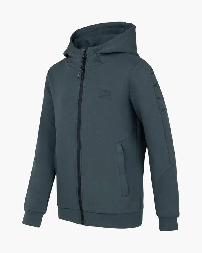 Cruyff Ignite Tape Hood Green Junior Sweats and Hoodies Cruyff Ignite Tape Hood Green Junior Sweats and Hoodies