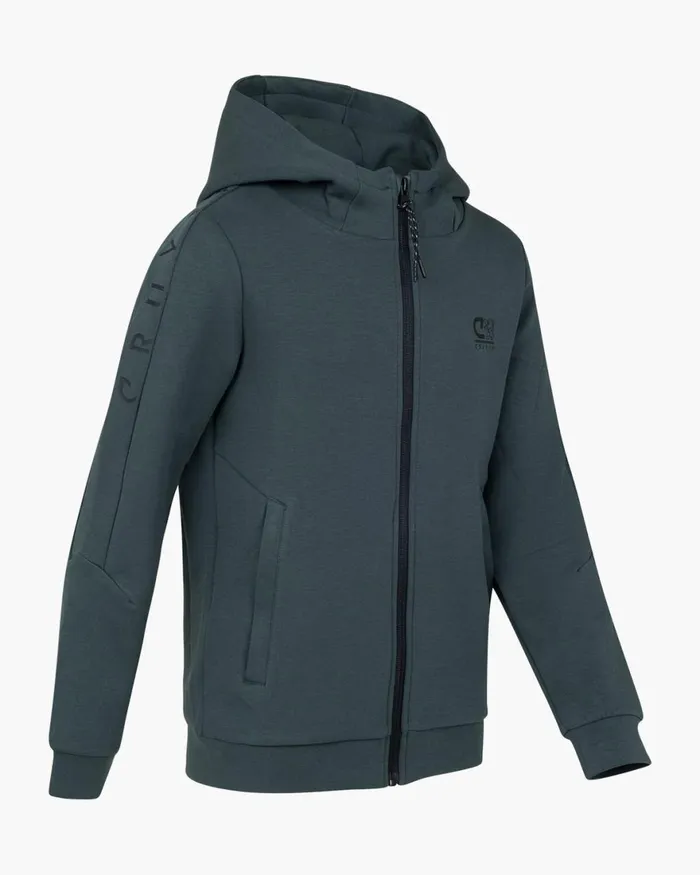 Cruyff Ignite Tape Hood Green Junior Sweats and Hoodies Cruyff Ignite Tape Hood Green Junior Sweats and Hoodies