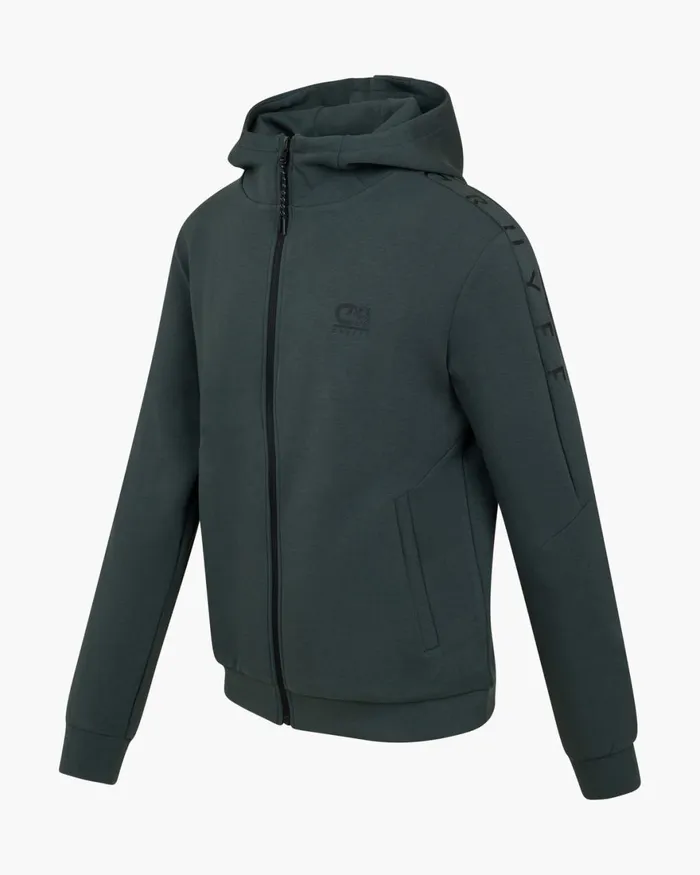 Cruyff Ignite Tape Hood Green Men Sweats and Hoodies Cruyff Ignite Tape Hood Green Men Sweats and Hoodies