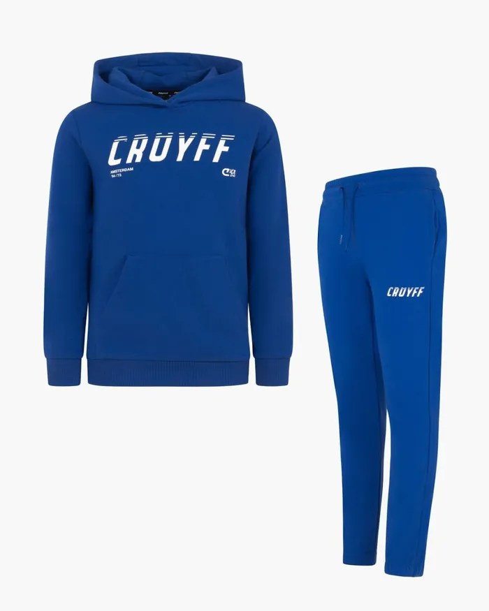 Cruyff League Hoodie Blue Junior Sweats and Hoodies