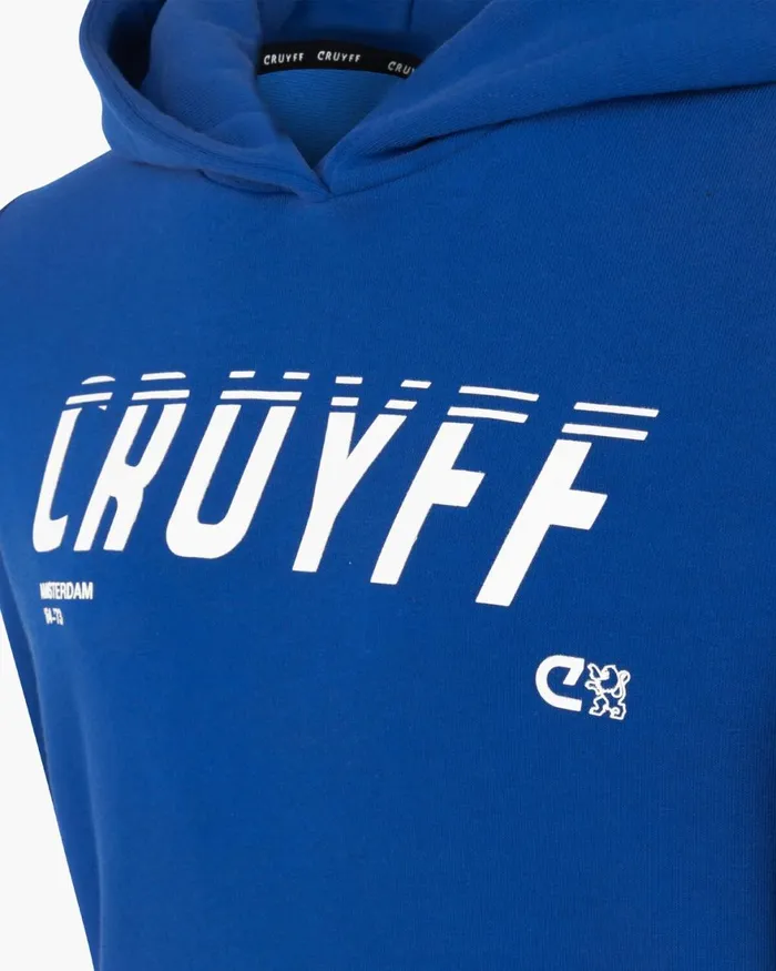 Cruyff League Hoodie Blue Junior Sweats and Hoodies