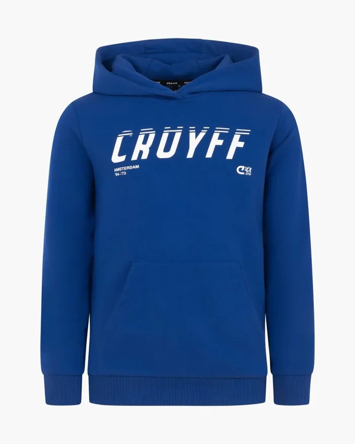 Cruyff League Hoodie Blue Junior Sweats and Hoodies