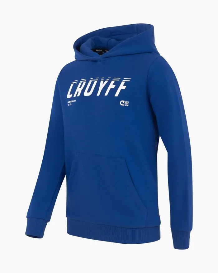 Cruyff League Hoodie Blue Junior Sweats and Hoodies