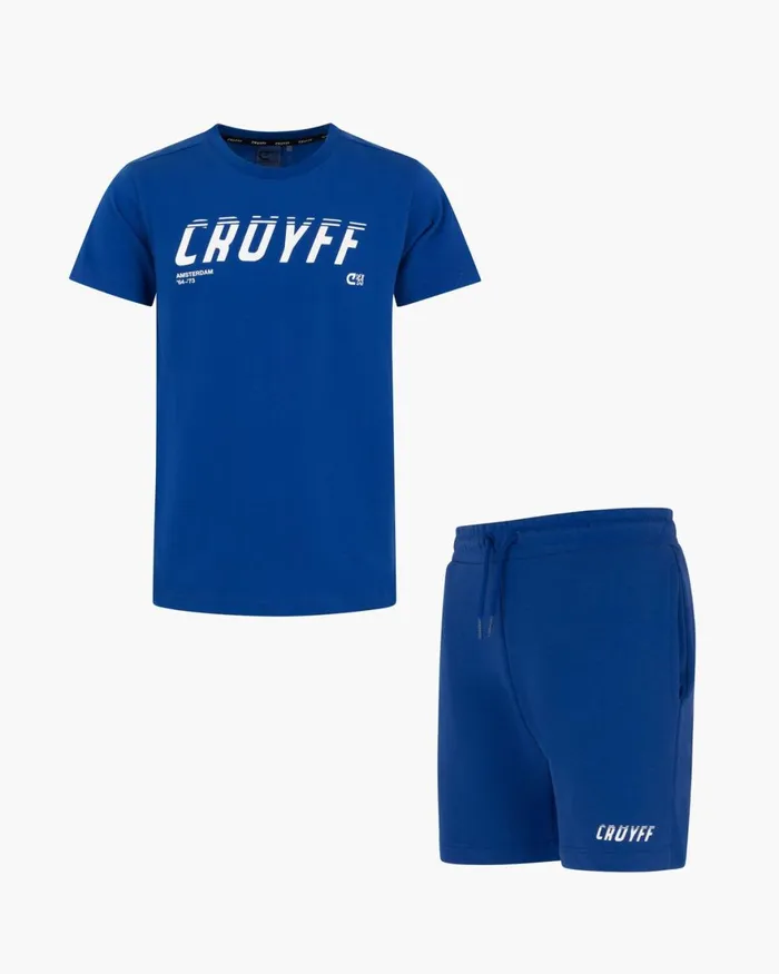 Cruyff League Tee Blue Junior Tshirts