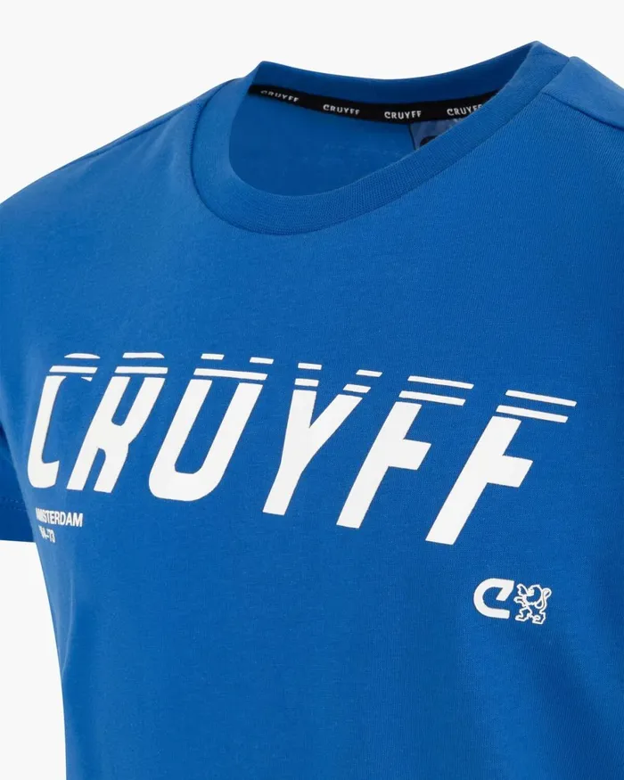 Cruyff League Tee Blue Junior Tshirts Cruyff League Tee Blue Junior Tshirts