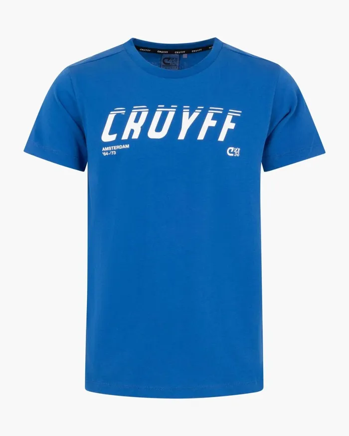 Cruyff League Tee Blue Junior Tshirts Cruyff League Tee Blue Junior Tshirts