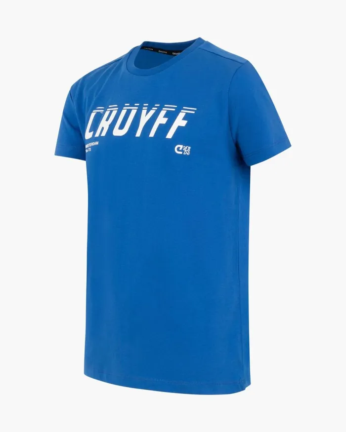 Cruyff League Tee Blue Junior Tshirts Cruyff League Tee Blue Junior Tshirts