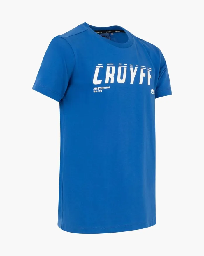 Cruyff League Tee Blue Junior Tshirts Cruyff League Tee Blue Junior Tshirts