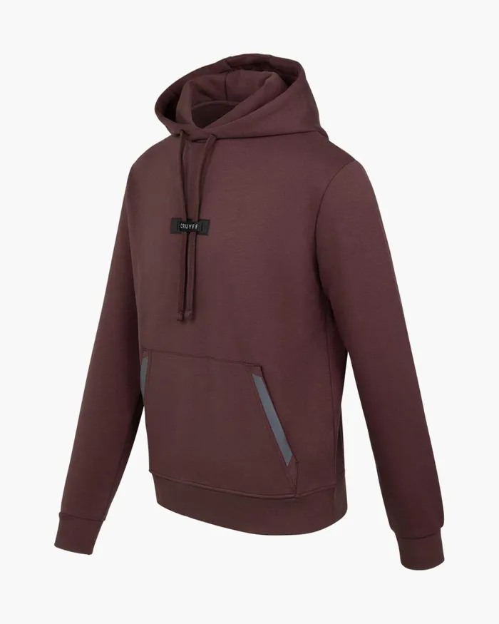 Cruyff Paco Hoodie Dark Brown Men Sweats and Hoodies Cruyff Paco Hoodie Dark Brown Men Sweats and Hoodies