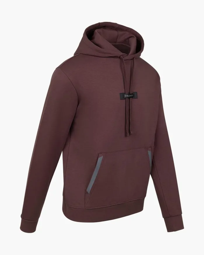 Cruyff Paco Hoodie Dark Brown Men Sweats and Hoodies Cruyff Paco Hoodie Dark Brown Men Sweats and Hoodies