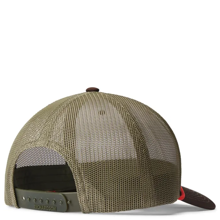Danner Hats Danner Mountain Crest Trucker Whitelodenbrown 8211 MenWomen