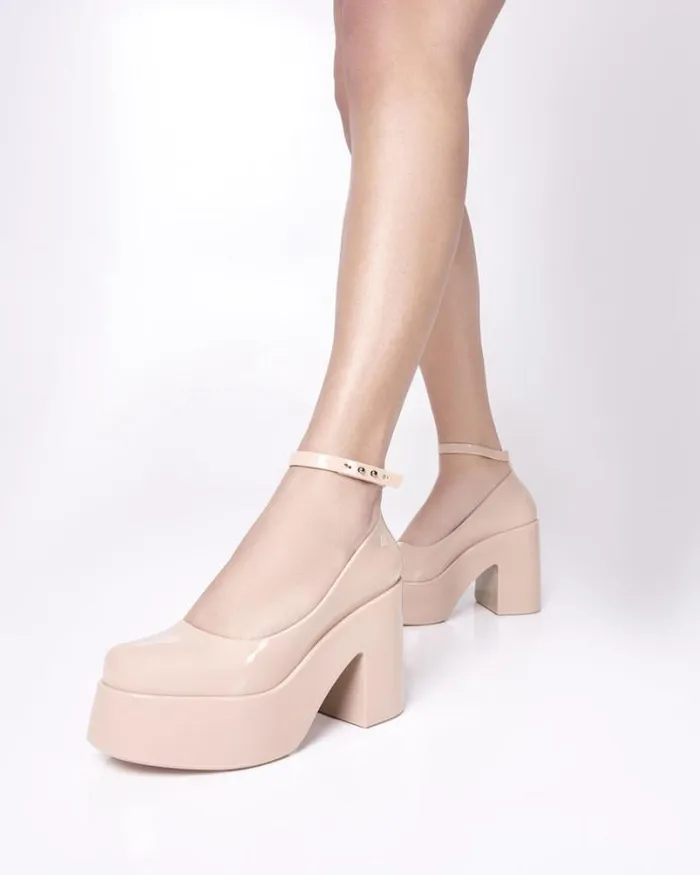 Doll Heel Beigegreen Women Melissa Platforms