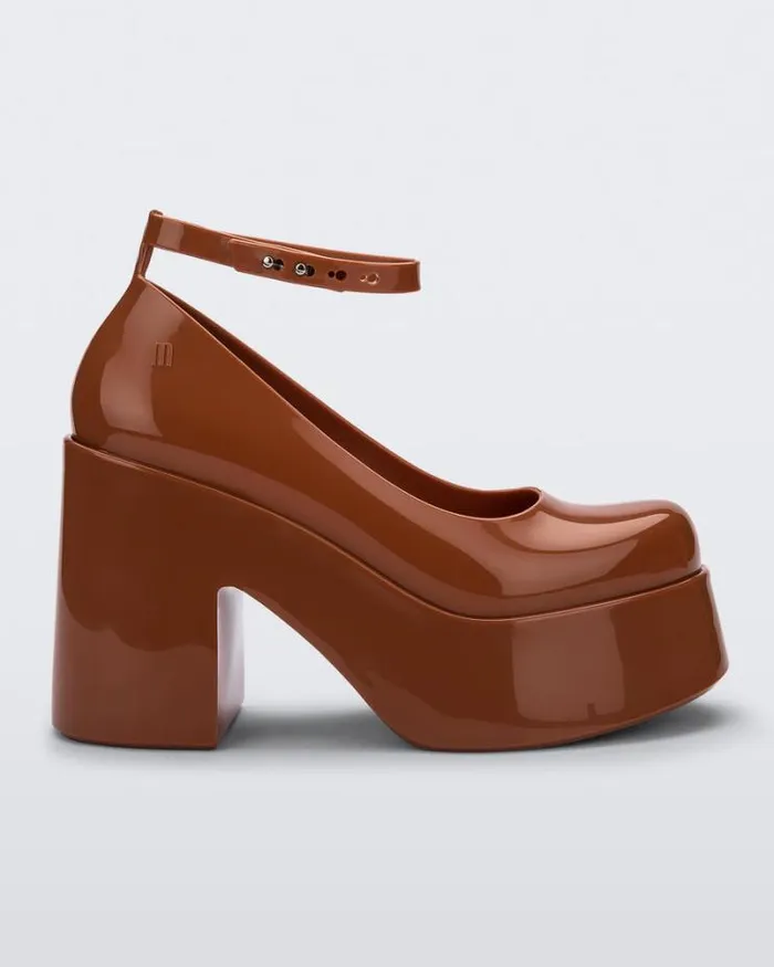 Doll Heel Brownred Women Melissa Platforms