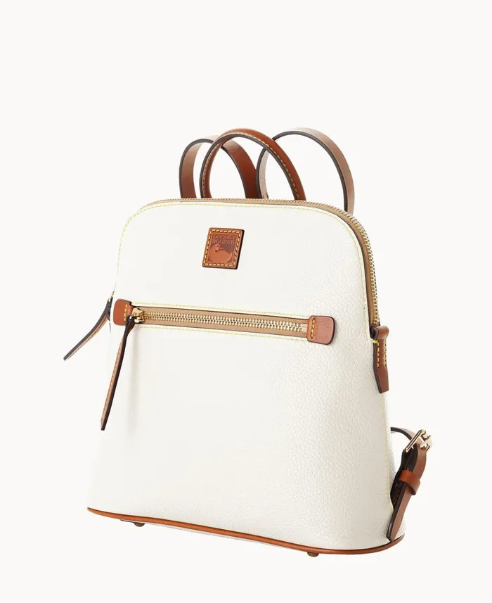 Dooney and Bourke Backpacks Pebble Grain Backpack White 8211 WomenMen