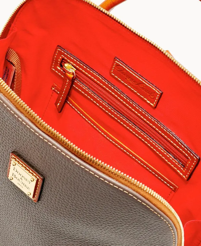 Dooney and Bourke Backpacks Pebble Grain Zip Pod Backpack Elephant 8211 WomenMen
