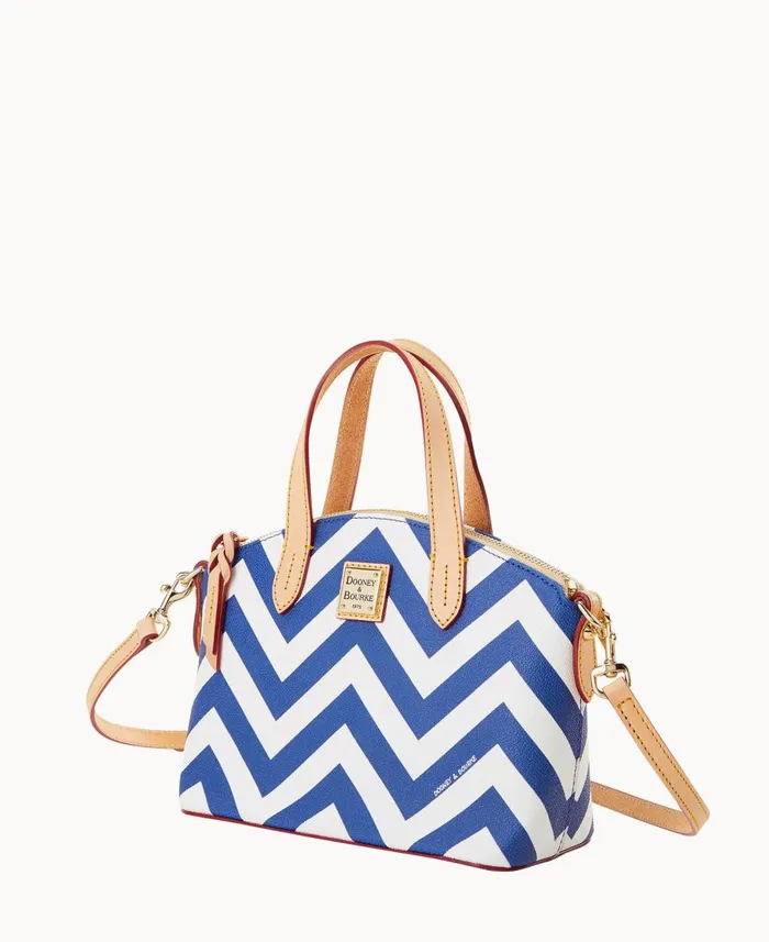 Dooney and Bourke Crossbodies Chevron Ruby Navy 8211 WomenMen