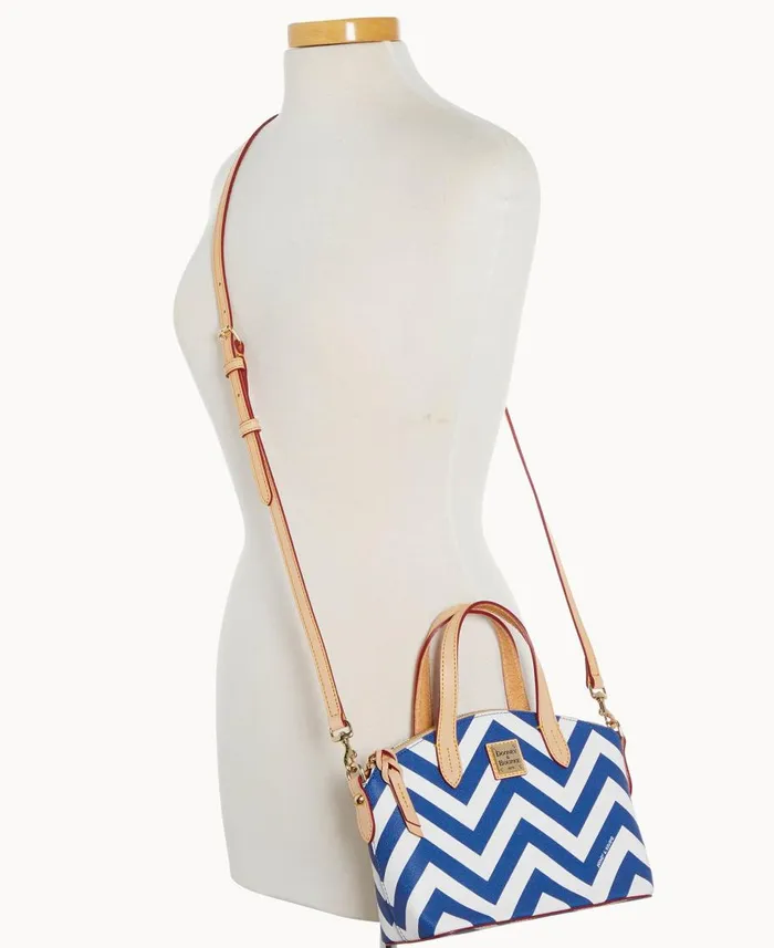 Dooney and Bourke Crossbodies Chevron Ruby Navy 8211 WomenMen