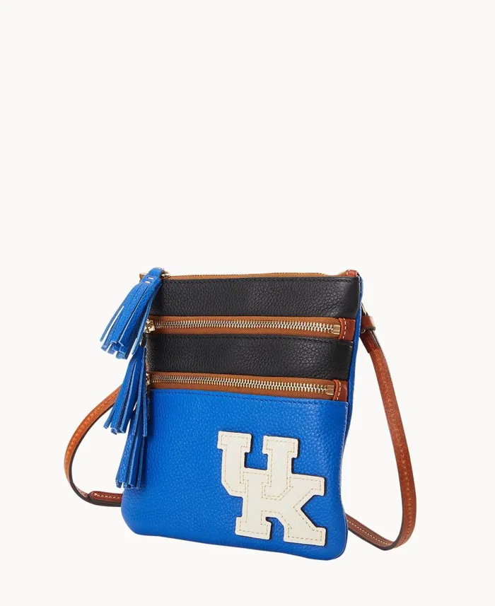 Dooney and Bourke Crossbodies Collegiate University Of Kentucky Triple Zip Crossbody University Of Kentucky 8211 WomenMen Dooney and Bourke Crossbodies Collegiate University Of Kentucky Triple Zip Crossbody University Of Kentucky 8211 WomenMen
