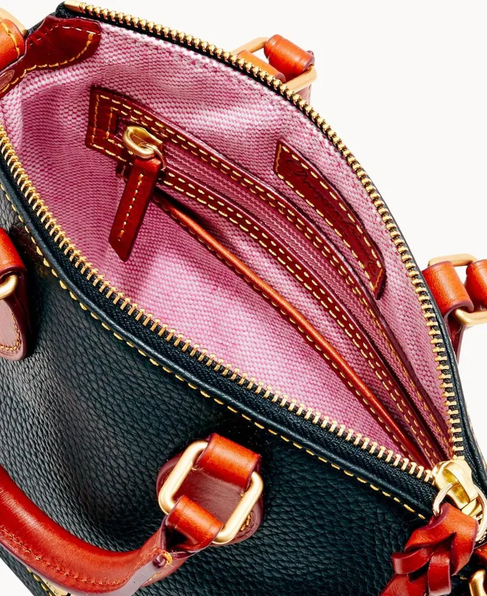 Dooney and Bourke Crossbodies Dillen Crossbody Satchel Black 8211 WomenMen