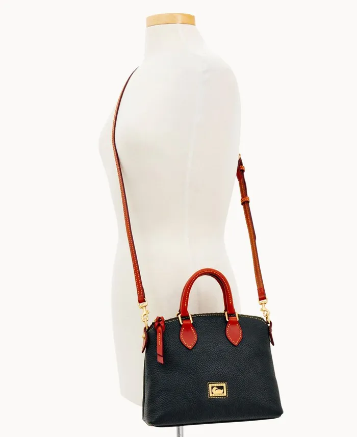 Dooney and Bourke Crossbodies Dillen Crossbody Satchel Black 8211 WomenMen