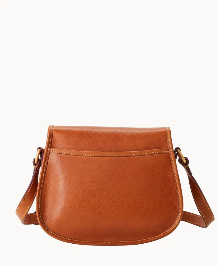 Dooney and Bourke Crossbodies Florentine Saddle Bag Natural 8211 WomenMen