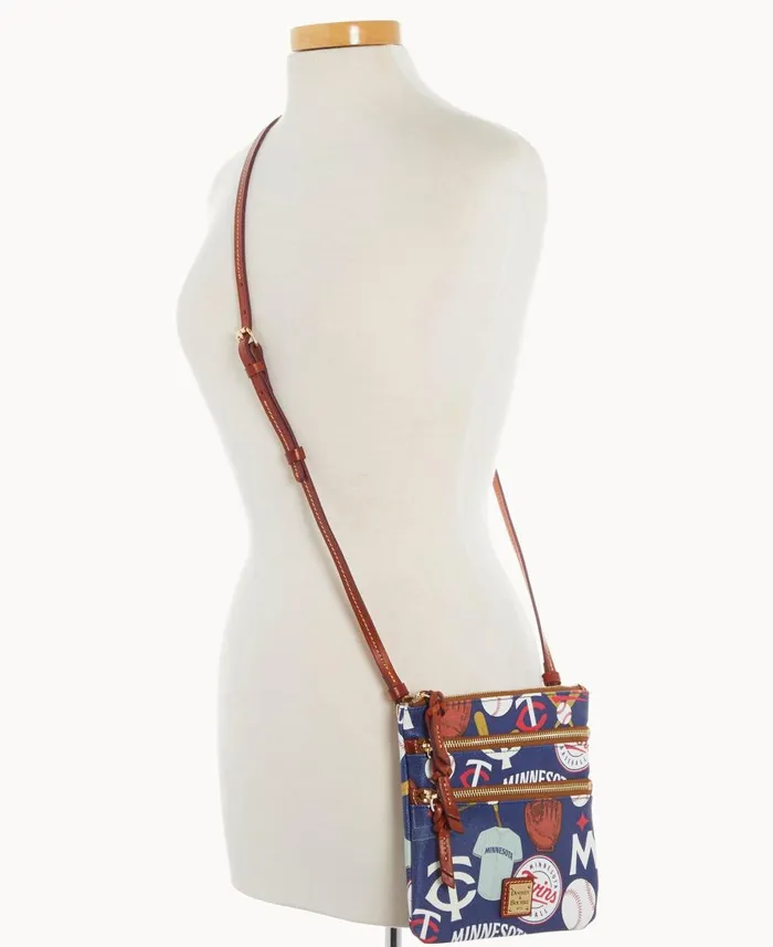 Dooney and Bourke Crossbodies MLB Twins N S Triple Zip Crossbody Twins 8211 WomenMen