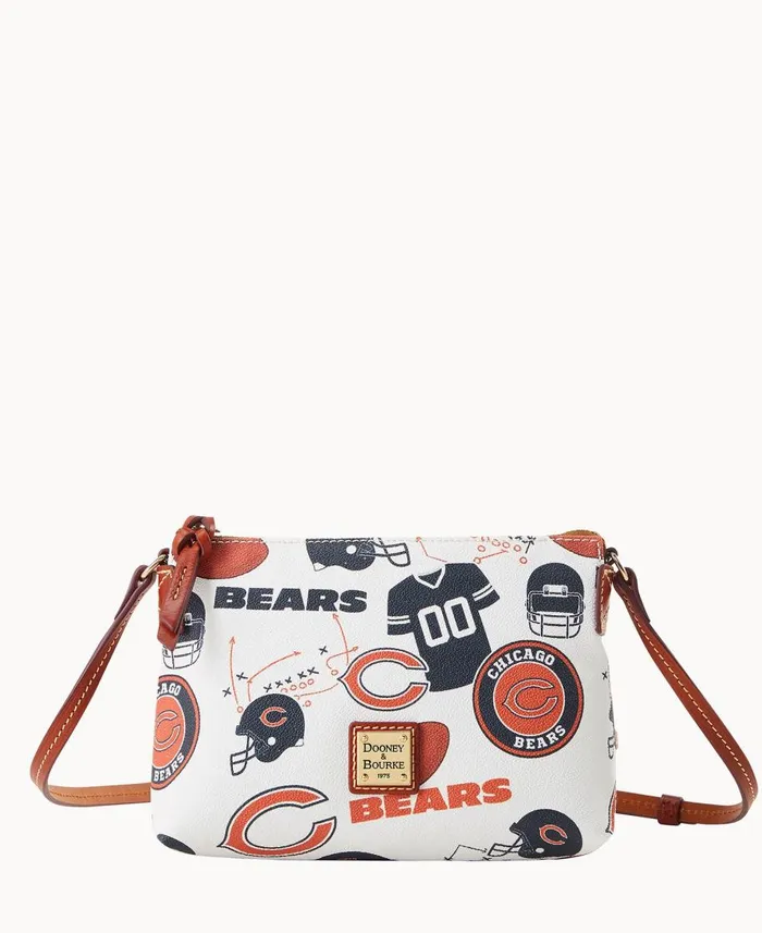 Dooney and Bourke Crossbodies NFL Bears Crossbody Pouchette Bears 8211 WomenMen Dooney and Bourke Crossbodies NFL Bears Crossbody Pouchette Bears 8211 WomenMen