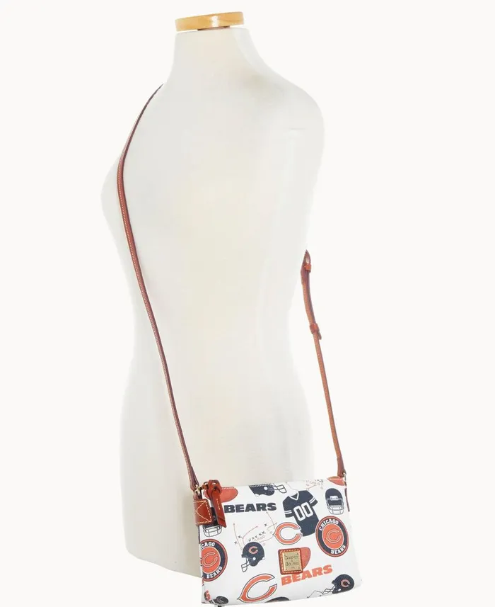 Dooney and Bourke Crossbodies NFL Bears Crossbody Pouchette Bears 8211 WomenMen Dooney and Bourke Crossbodies NFL Bears Crossbody Pouchette Bears 8211 WomenMen
