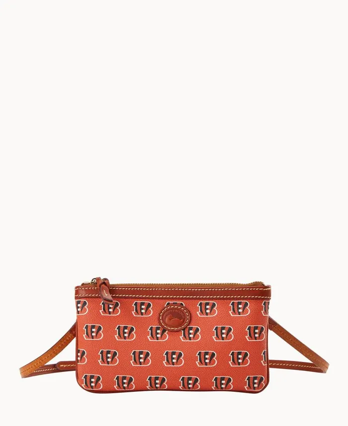 Dooney and Bourke Crossbodies NFL Bengals Large Slim Crossbody Bengals 8211 WomenMen