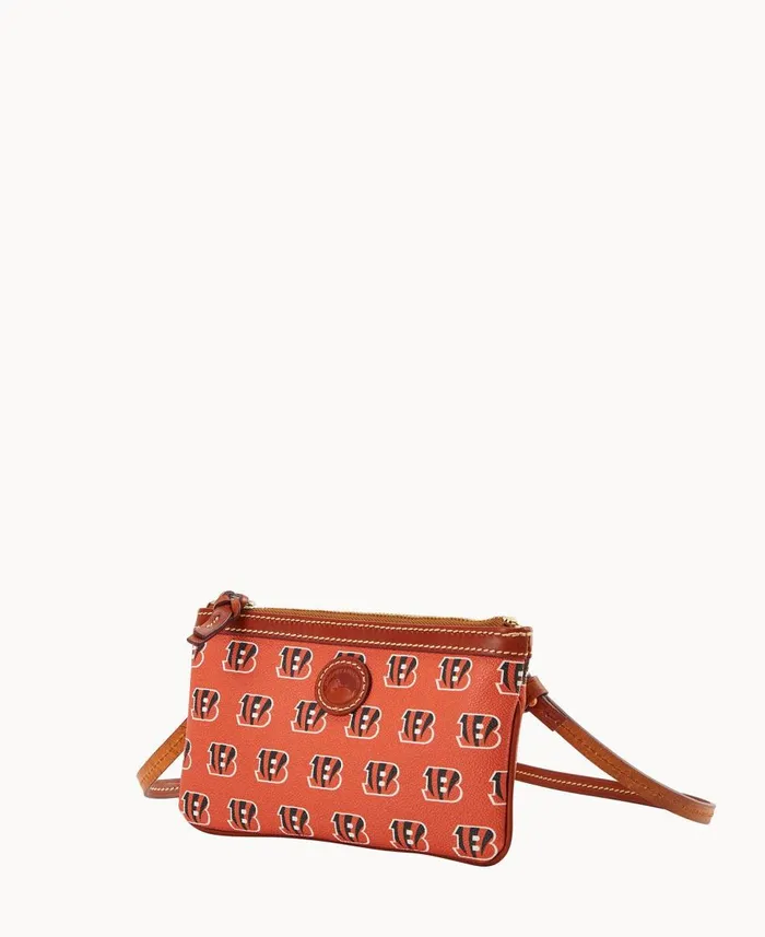 Dooney and Bourke Crossbodies NFL Bengals Large Slim Crossbody Bengals 8211 WomenMen Dooney and Bourke Crossbodies NFL Bengals Large Slim Crossbody Bengals 8211 WomenMen