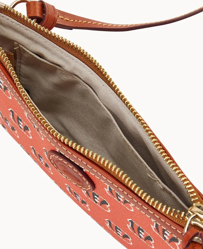 Dooney and Bourke Crossbodies NFL Bengals Large Slim Crossbody Bengals 8211 WomenMen Dooney and Bourke Crossbodies NFL Bengals Large Slim Crossbody Bengals 8211 WomenMen