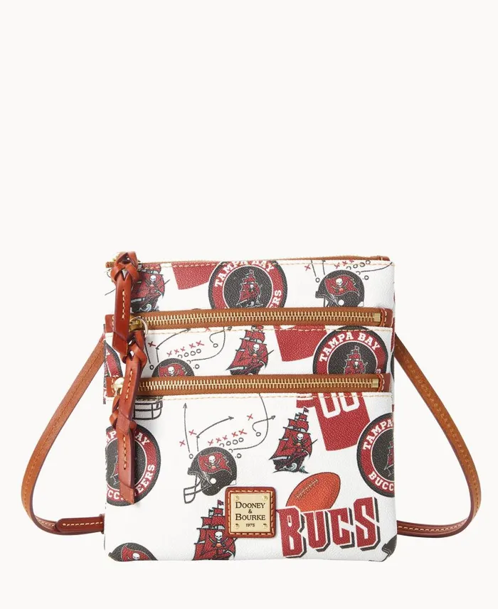 Dooney and Bourke Crossbodies NFL Buccaneers N S Triple Zip Crossbody Buccaneers 8211 WomenMen Dooney and Bourke Crossbodies NFL Buccaneers N S Triple Zip Crossbody Buccaneers 8211 WomenMen