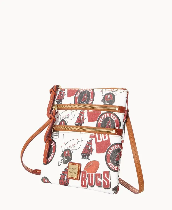 Dooney and Bourke Crossbodies NFL Buccaneers N S Triple Zip Crossbody Buccaneers 8211 WomenMen Dooney and Bourke Crossbodies NFL Buccaneers N S Triple Zip Crossbody Buccaneers 8211 WomenMen