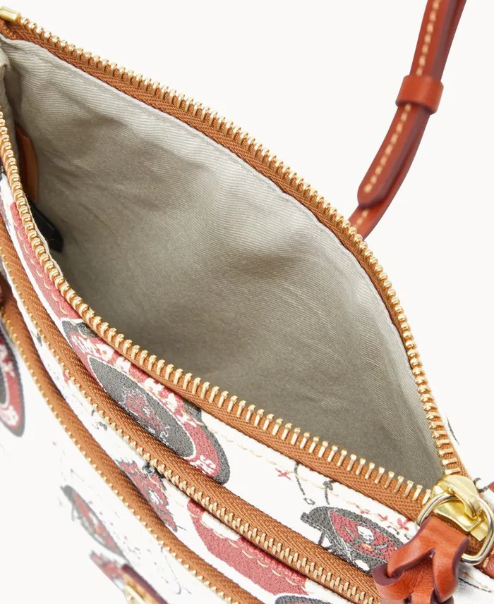Dooney and Bourke Crossbodies NFL Buccaneers N S Triple Zip Crossbody Buccaneers 8211 WomenMen Dooney and Bourke Crossbodies NFL Buccaneers N S Triple Zip Crossbody Buccaneers 8211 WomenMen
