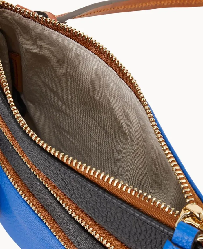 Dooney and Bourke Crossbodies NFL Chargers Triple Zip Crossbody Chargers 8211 WomenMen Dooney and Bourke Crossbodies NFL Chargers Triple Zip Crossbody Chargers 8211 WomenMen