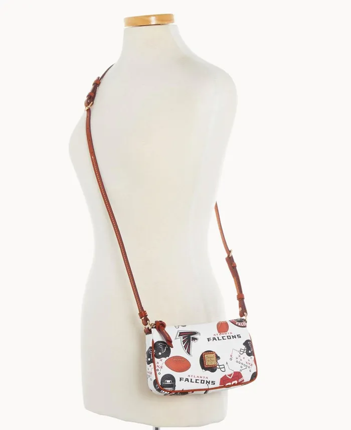Dooney and Bourke Crossbodies NFL Falcons Lexi Crossbody Sm Coin Case Falcons 8211 WomenMen Dooney and Bourke Crossbodies NFL Falcons Lexi Crossbody Sm Coin Case Falcons 8211 WomenMen