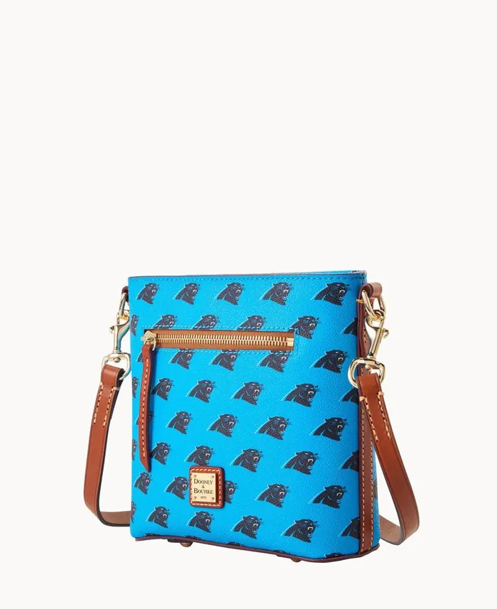 Dooney and Bourke Crossbodies NFL Panthers Small Zip Crossbody Panthers 8211 WomenMen Dooney and Bourke Crossbodies NFL Panthers Small Zip Crossbody Panthers 8211 WomenMen